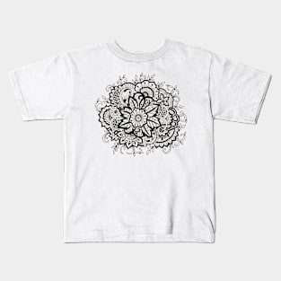 Henna Flower Kids T-Shirt